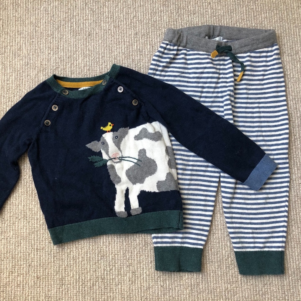 Baby Boden 18-24M Knitted Playset